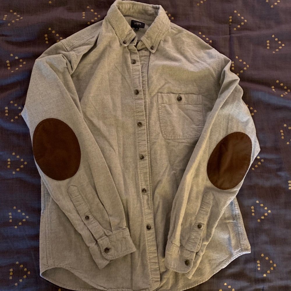 JCF Elbow-Patch Flannel Shirt